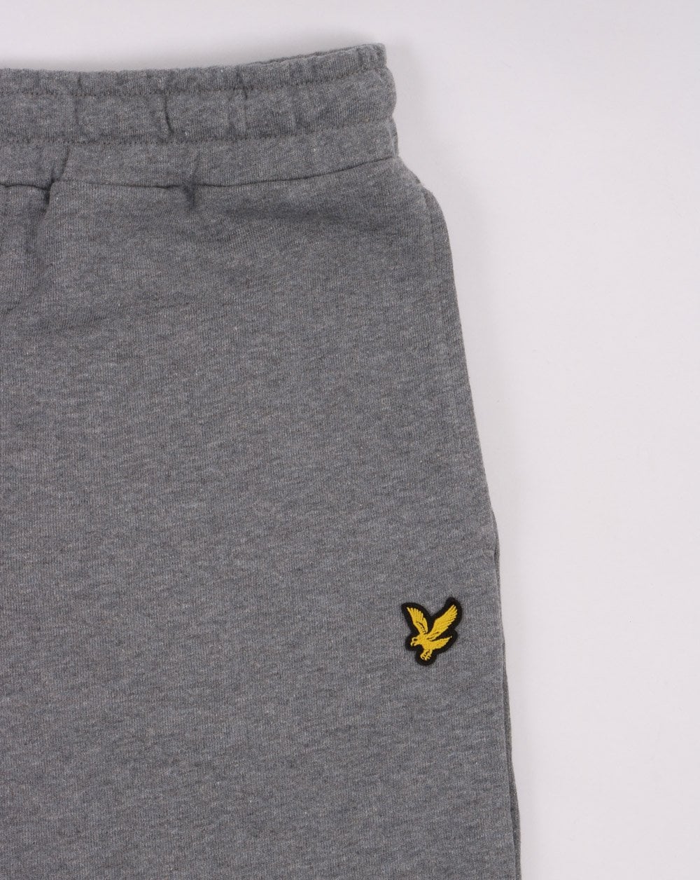 Lyle And Scott Sweat Short Mid Grey Marl