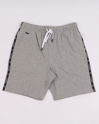 Lacoste Tape Fleece-Shorts Grau