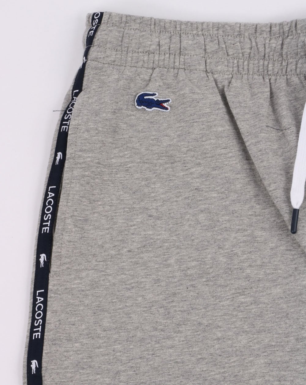 Lacoste Tape Fleece-Shorts Grau
