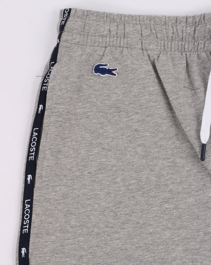 Lacoste Tape Fleece-Shorts Grau