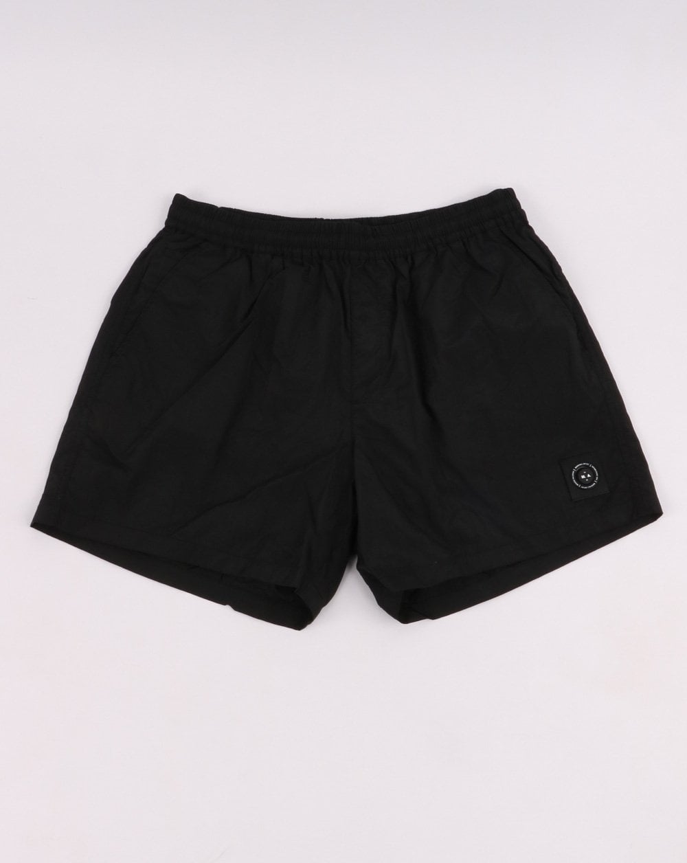 Marshall Artist Micro-Badeshorts in Schwarz