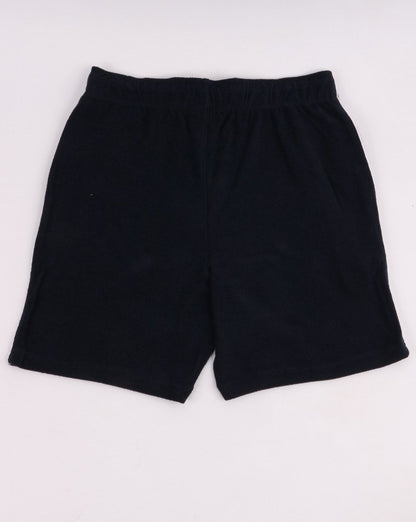 Lacoste – Frottee-Shorts in Marineblau