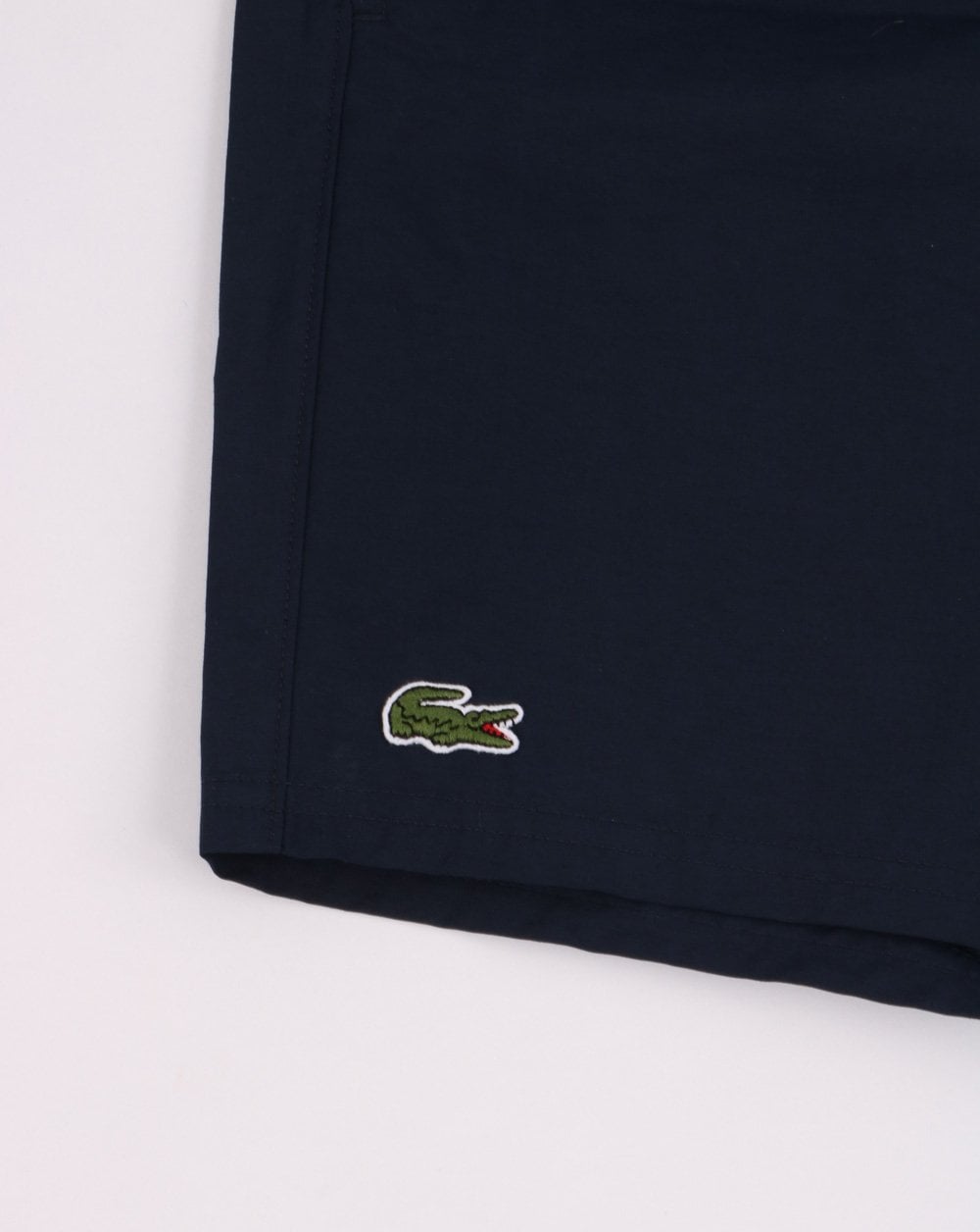 Lacoste Swim Shorts Navy With Stripe Detail