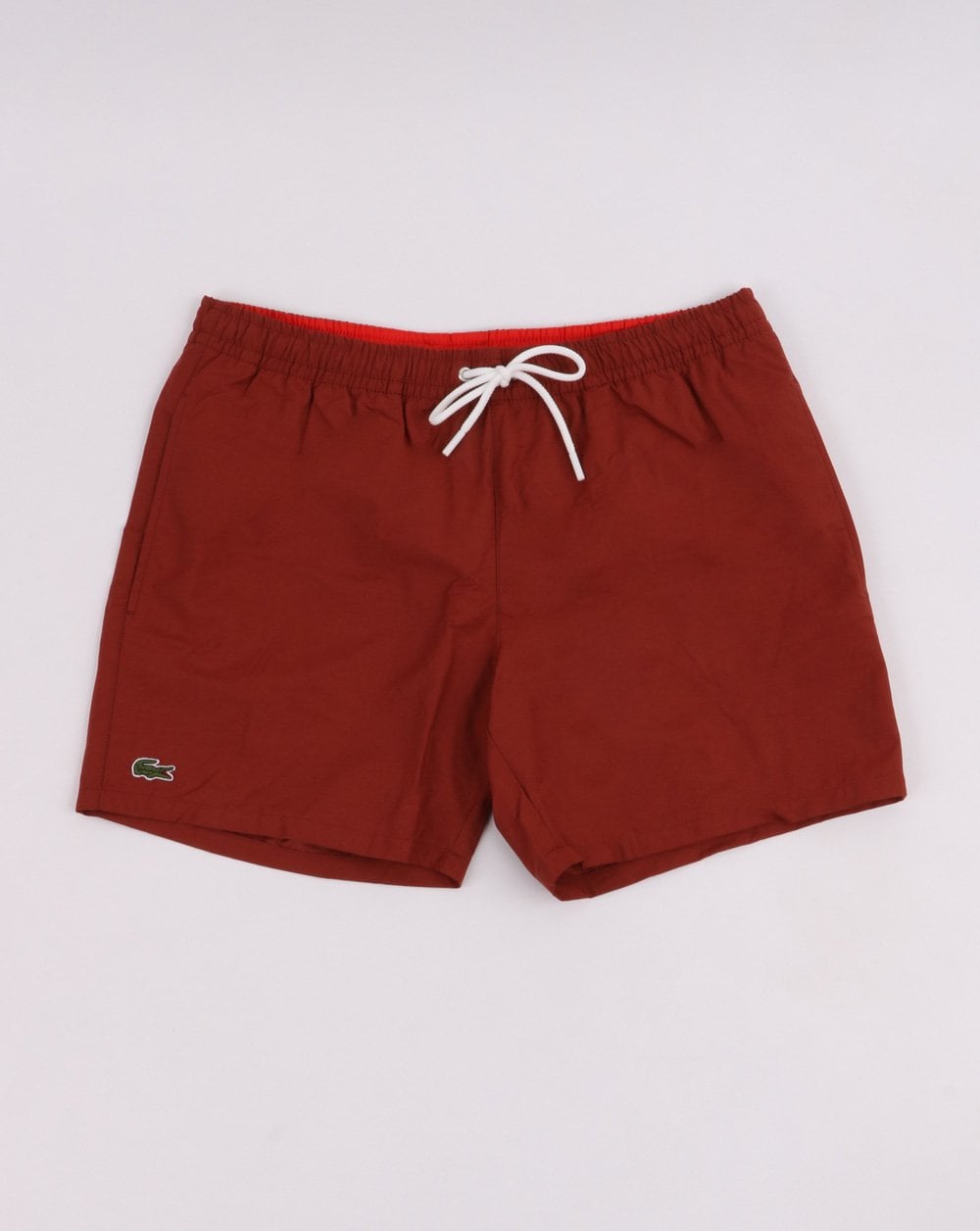 Lacoste Badeshorts Dunkelrot