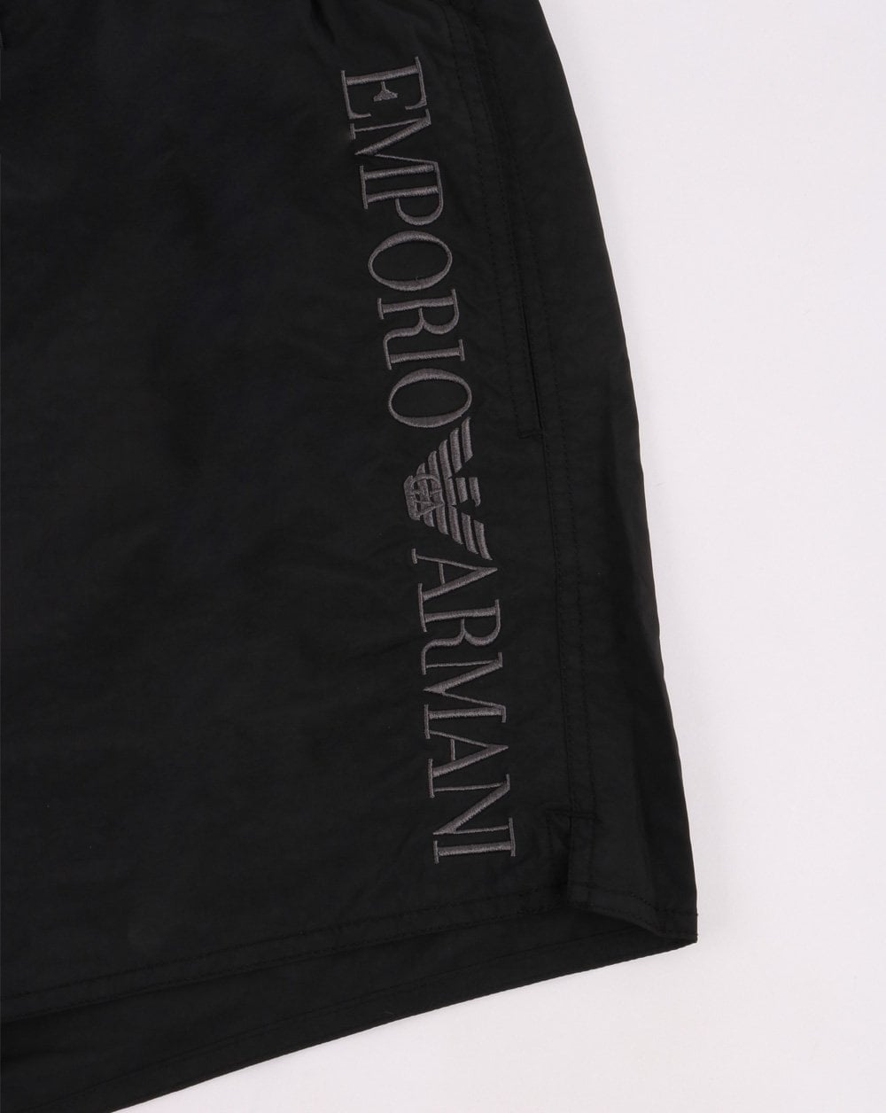 Emporio Armani Klassische Badeshorts Schwarz