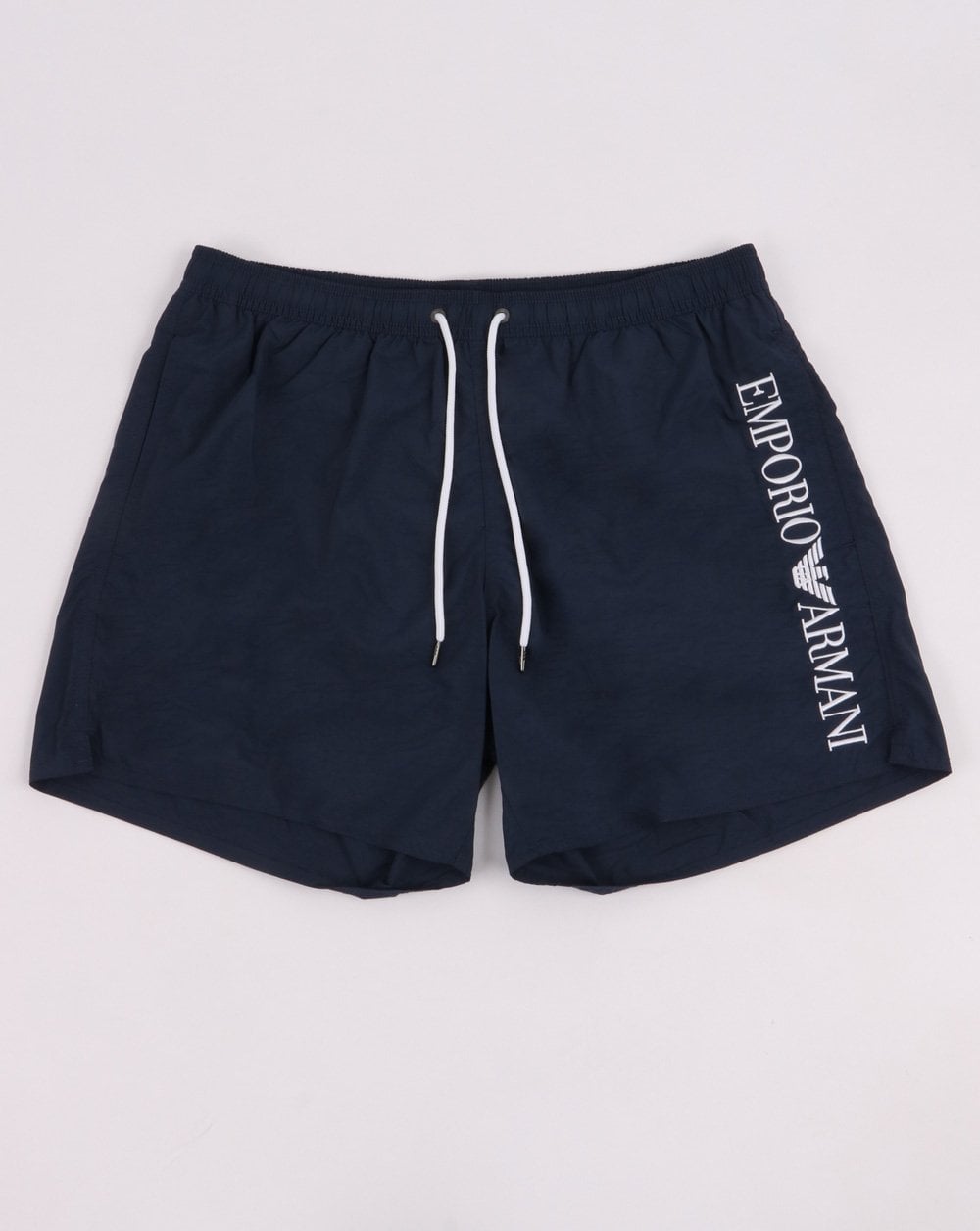 Emporio Armani Klassische Badeshorts in Marineblau