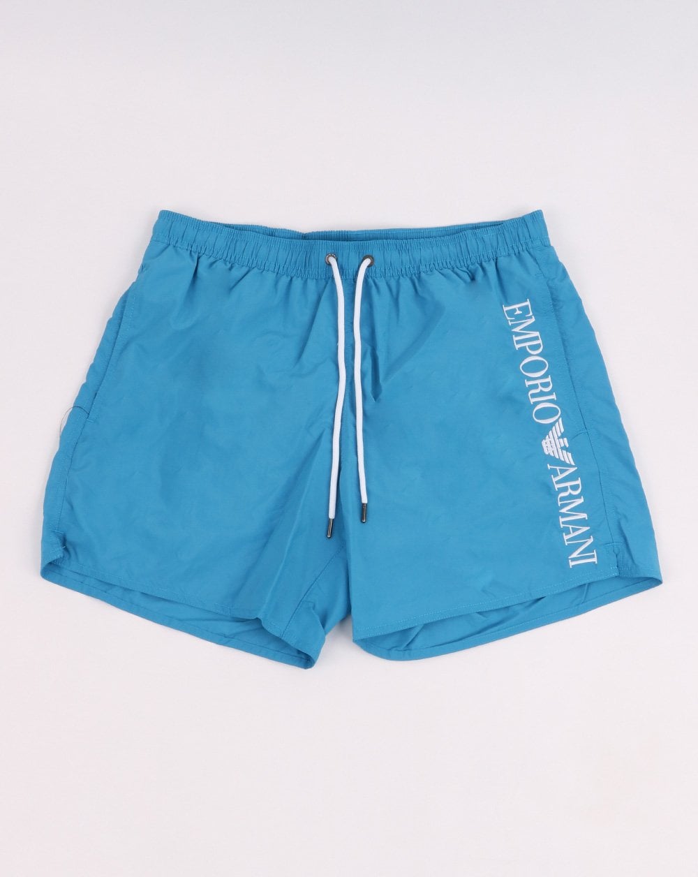 Emporio Armani Klassische Badeshorts Türkis