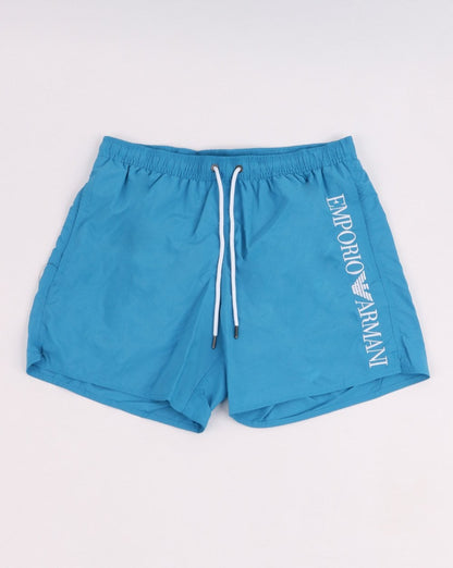 Emporio Armani Klassische Badeshorts Türkis