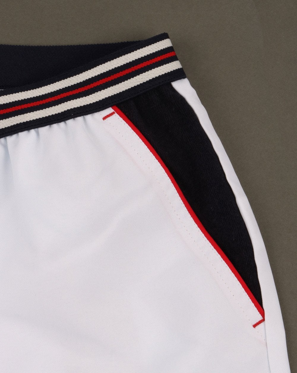 Fila Vintage Borg Tennisshorts Weiß/Marineblau