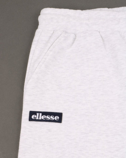 Ellesse – Noli – Lounge-Shorts in Weißmeliert