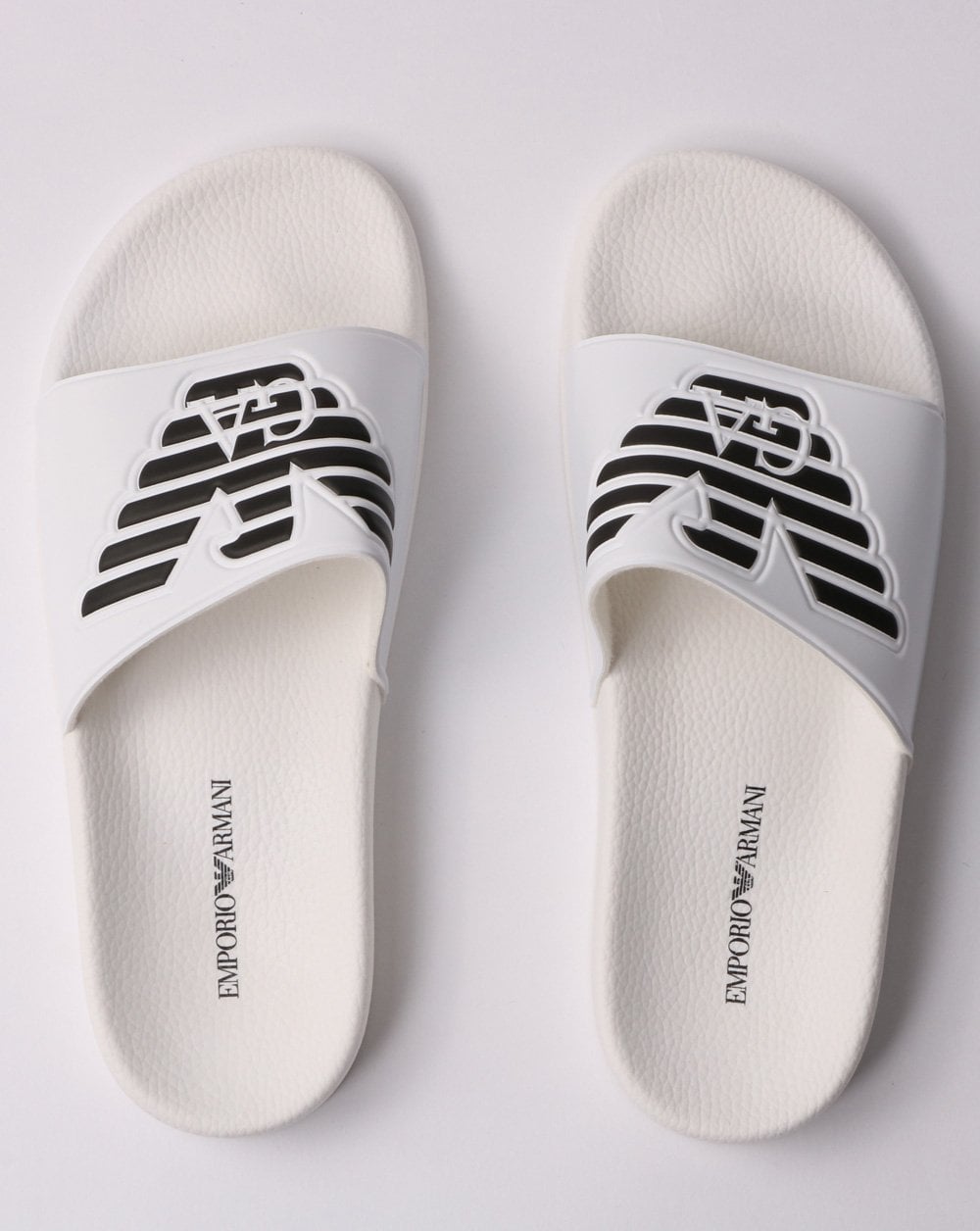 Emporio Armani Pantoletten Weiß