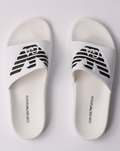 Emporio Armani Pantoletten Weiß