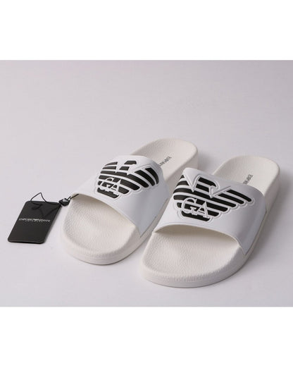 Emporio Armani Pantoletten Weiß