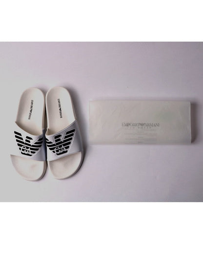 Emporio Armani Pantoletten Weiß