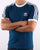 Adidas Originals Retro 3 Stripes T Shirt Deep Blue