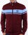 Sergio Tacchini Masters Track Top Claret/Sky Blue