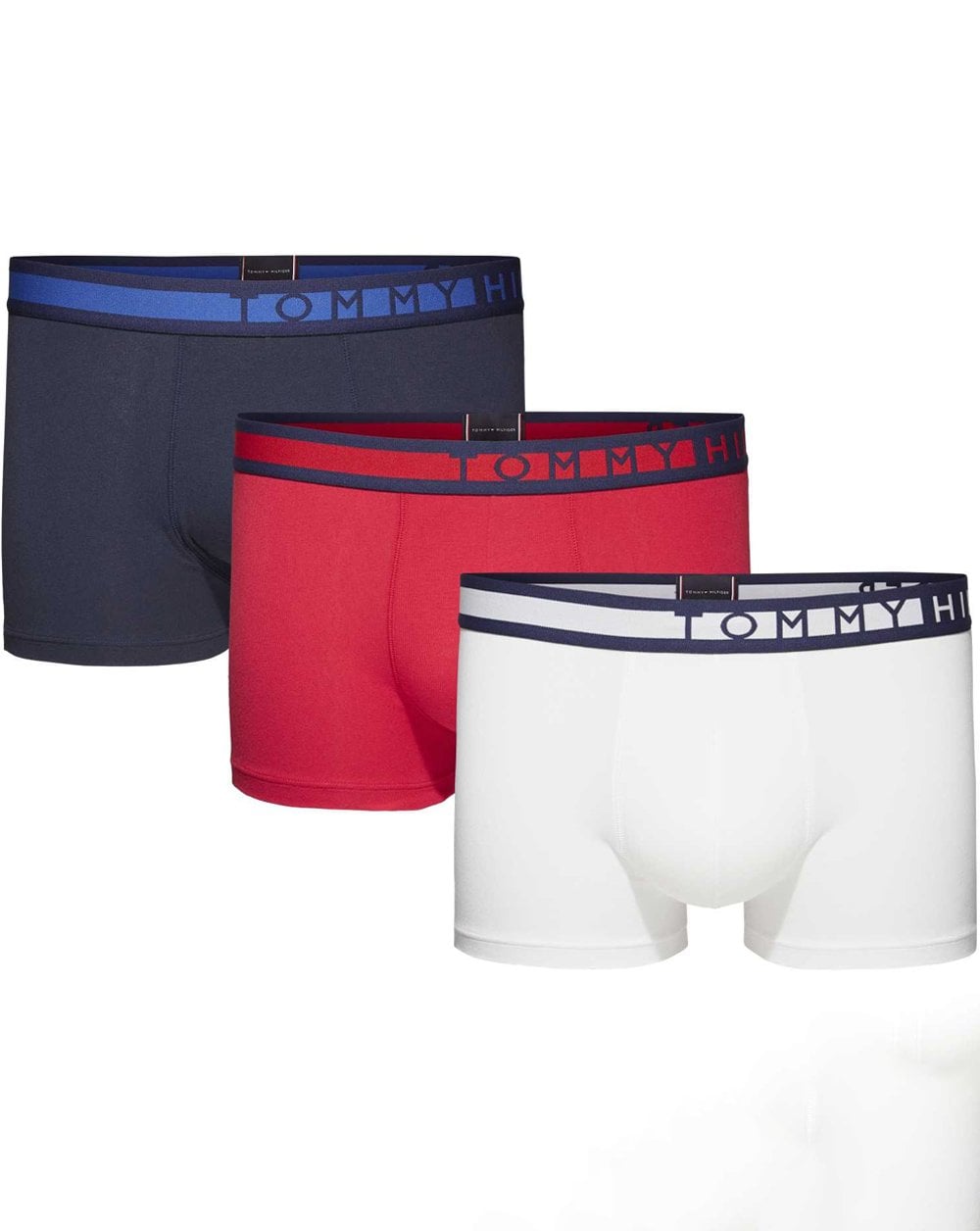 Tommy Hilfiger Dreierpack Boxershorts Marineblau/Weiß/Rot
