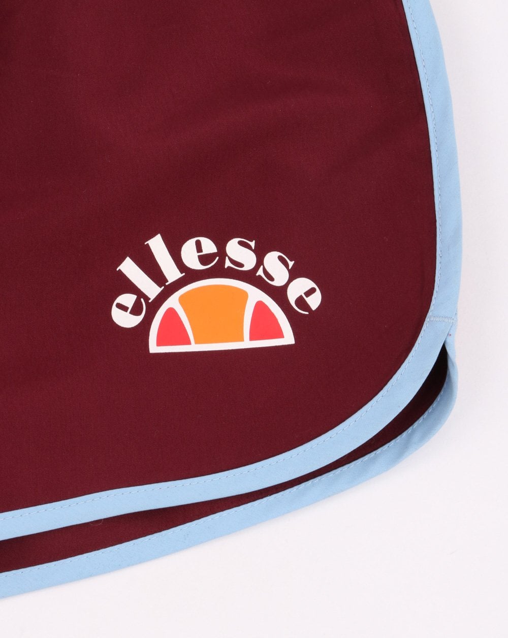 Ellesse Retro Badeshorts Weinrot / Himmelblau