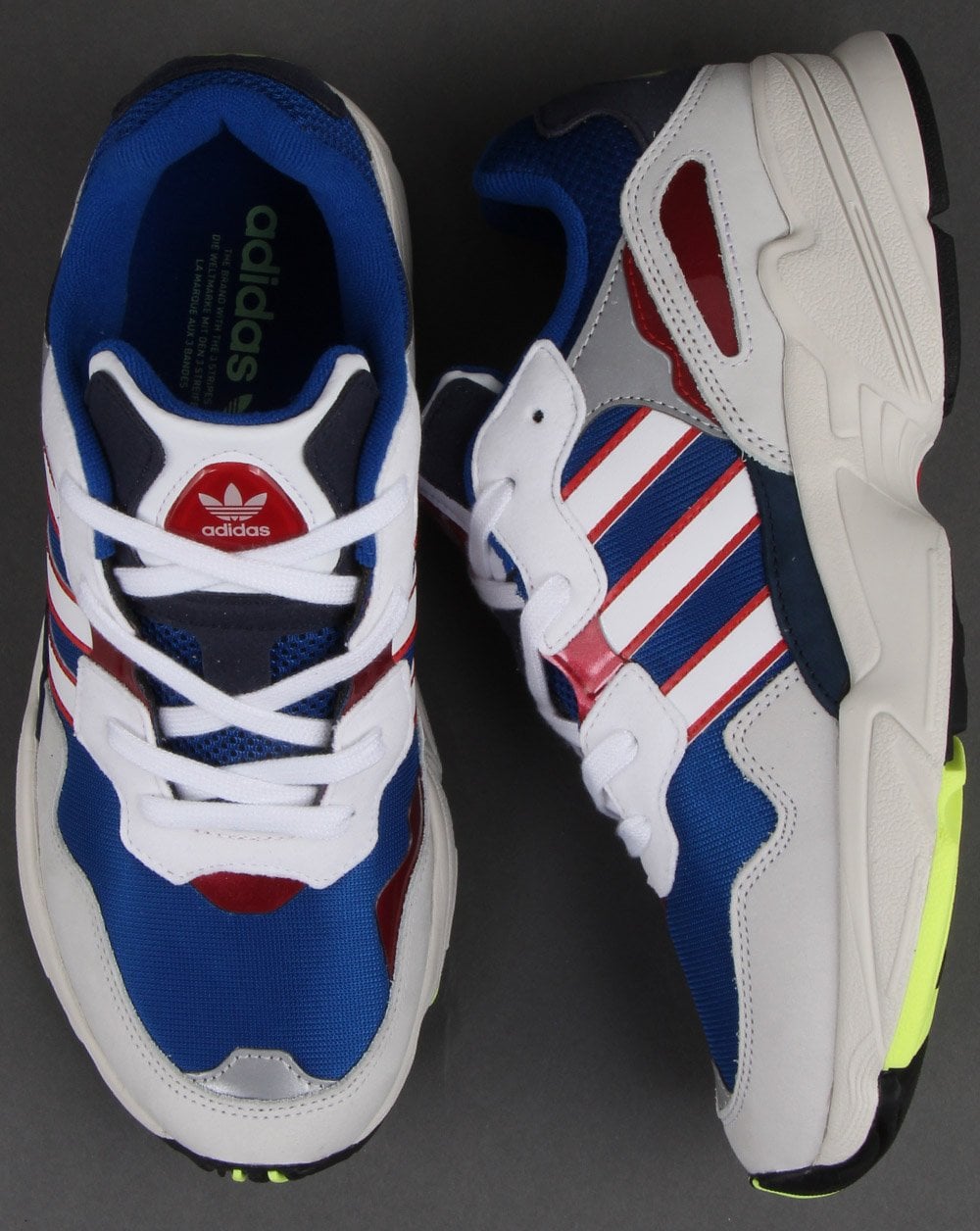 Adidas Yung-96 Turnschuhe Königsblau/Weiß/Marineblau