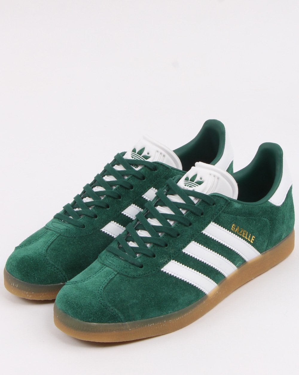 Adidas Gazelle Trainers Green/White/Gum