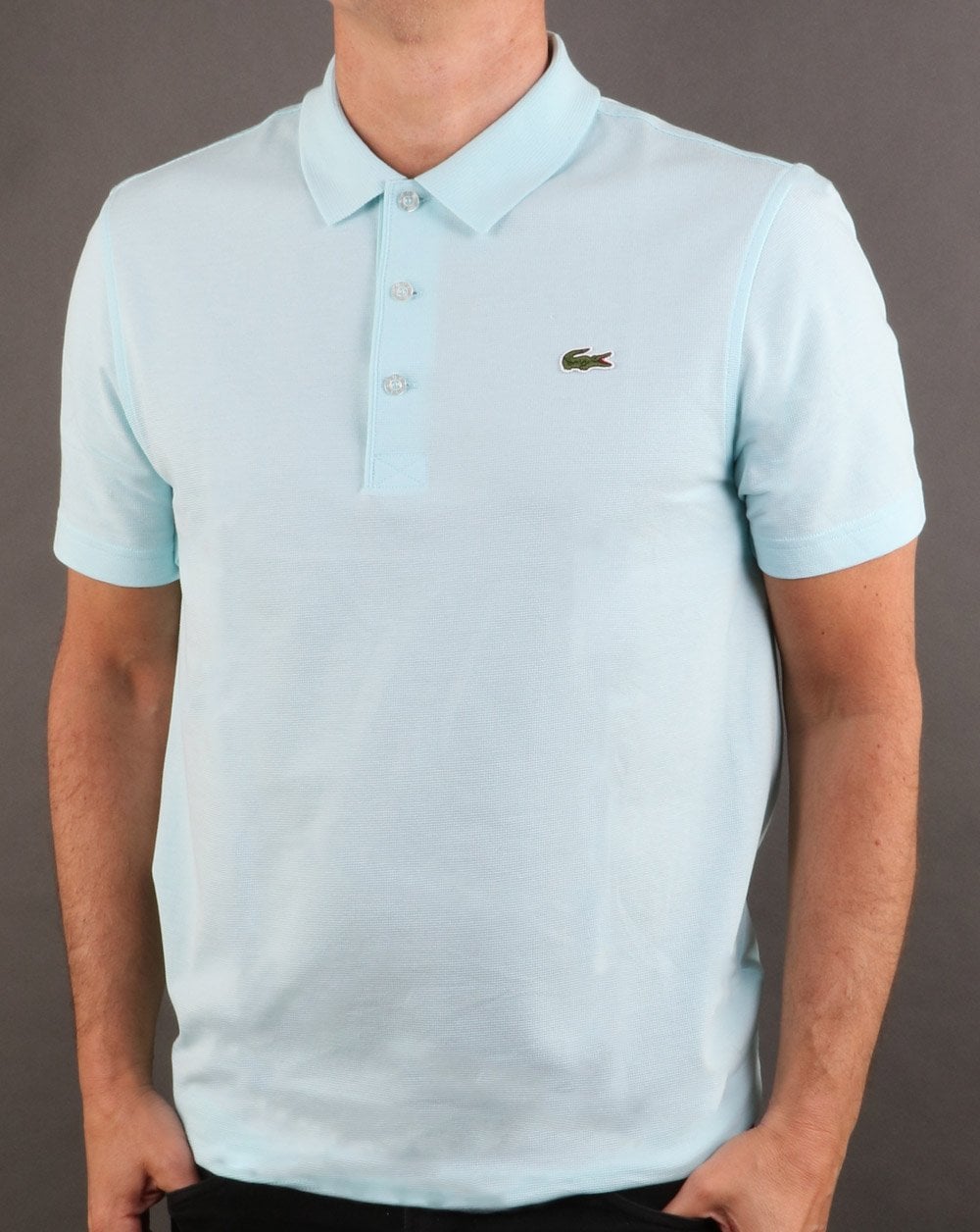 Lacoste – Poloshirt in Aquablau