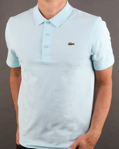 Lacoste – Poloshirt in Aquablau