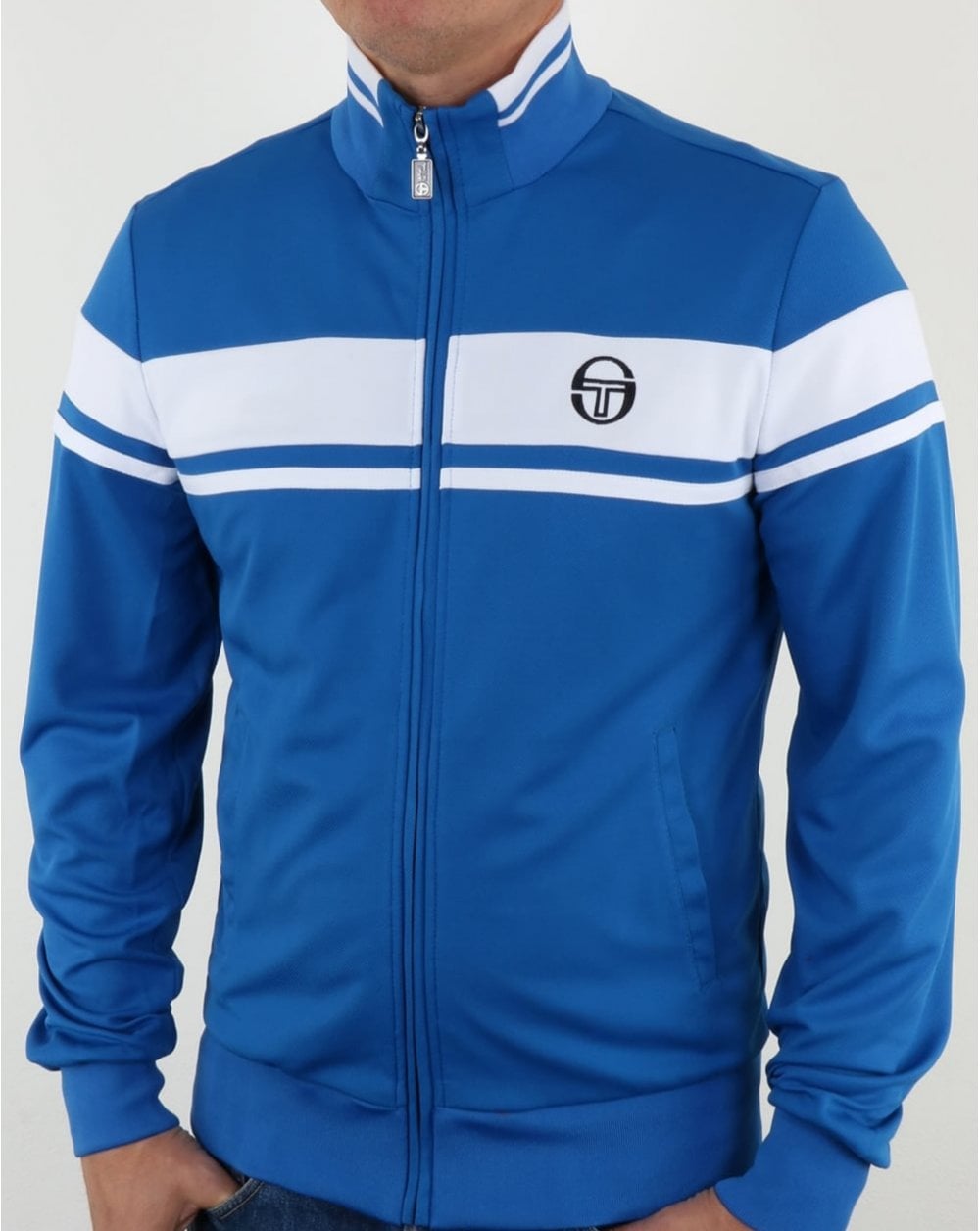 Sergio Tacchini Masters Track Top Königsblau/Weiß