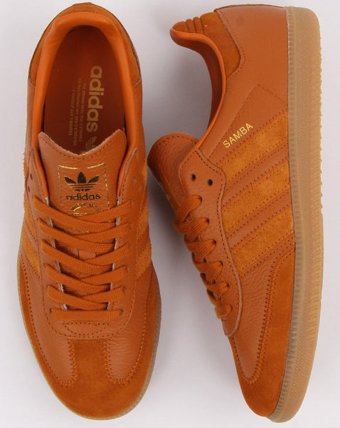 Adidas Samba Og Ft Trainers Burnt Orange