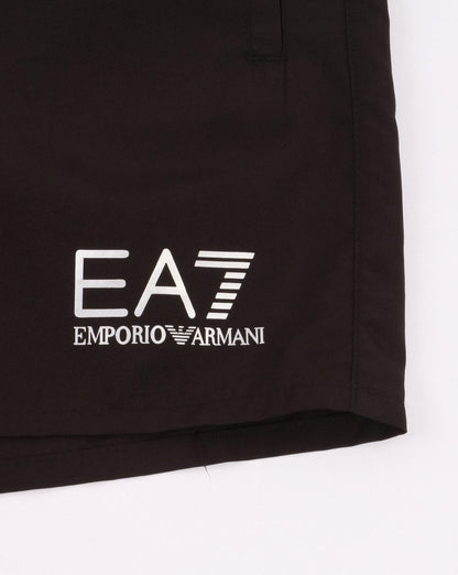Emporio Armani EA7 Badeshorts Schwarz