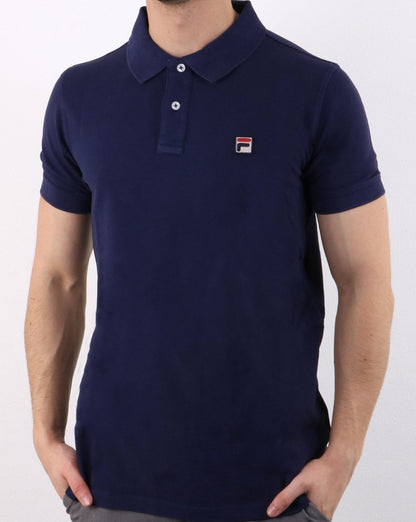 Fila Vintage Dante Poloshirt Marineblau