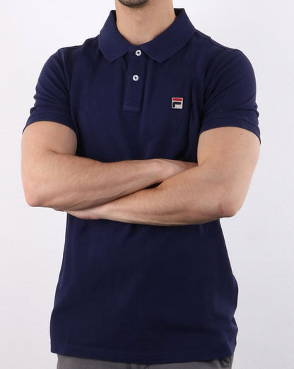 Fila Vintage Dante Poloshirt Marineblau