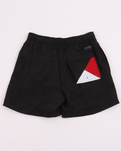 Tommy Hilfiger – Shorts mit Kordelzug in Schwarz