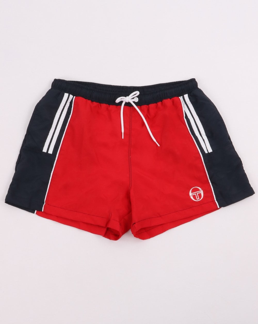 Sergio Tacchini Winner Badeshorts Rot/Marineblau