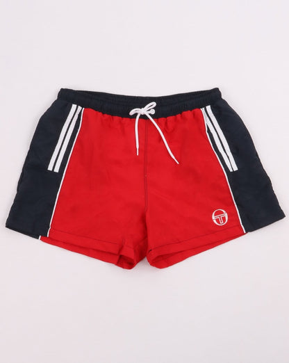 Sergio Tacchini Winner Badeshorts Rot/Marineblau