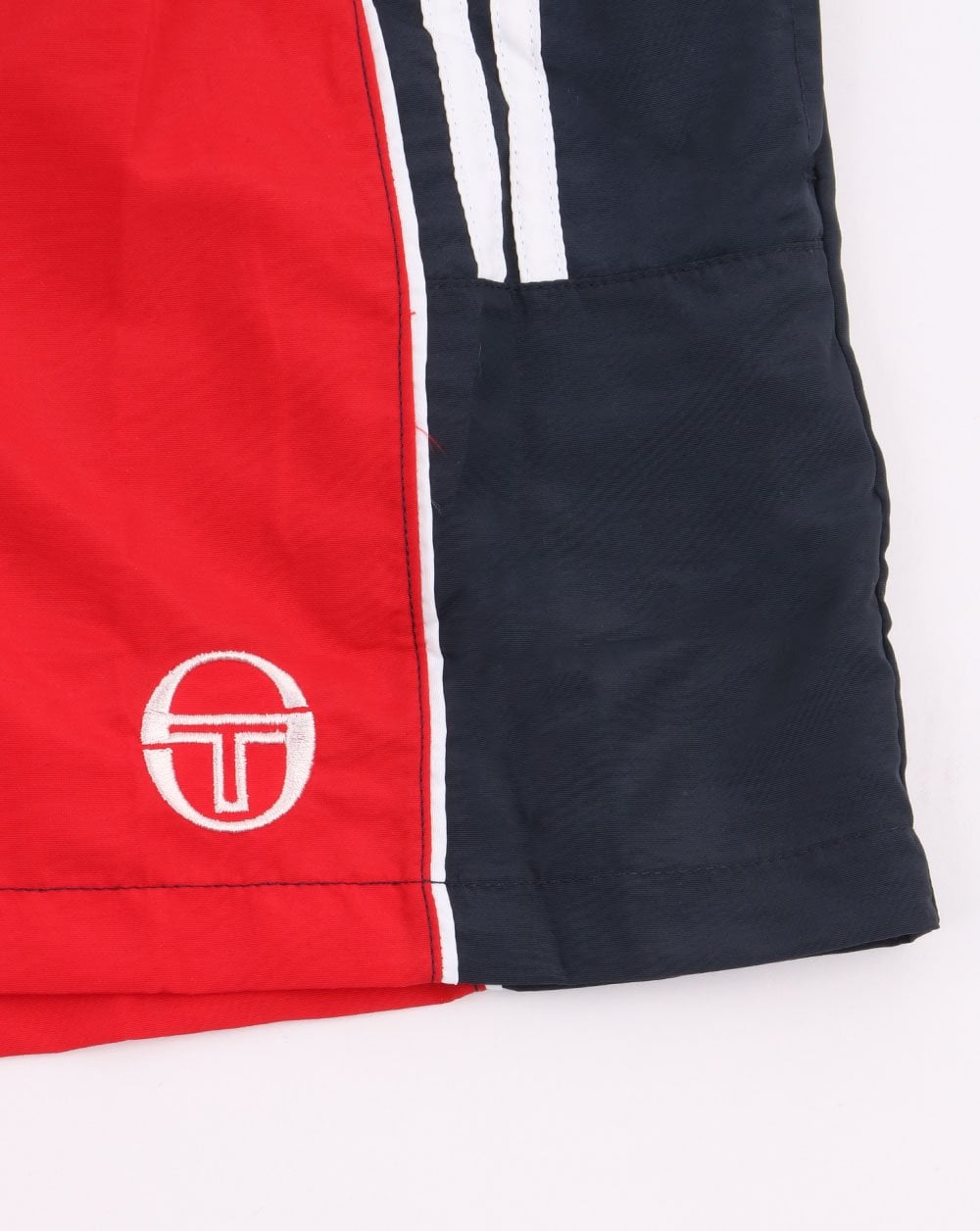 Sergio Tacchini Winner Badeshorts Rot/Marineblau