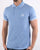 Sergio Tacchini Tipped Polo Shirt Sky Blue/White