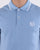 Sergio Tacchini Tipped Polo Shirt Sky Blue/White