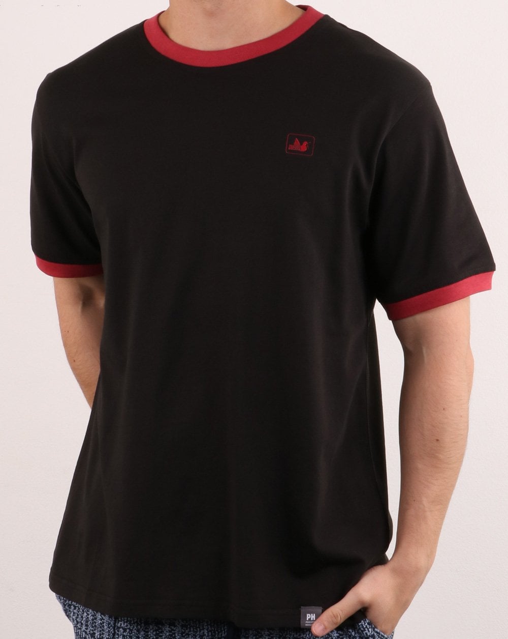 Peaceful Hooligan Menace T-Shirt Schwarz