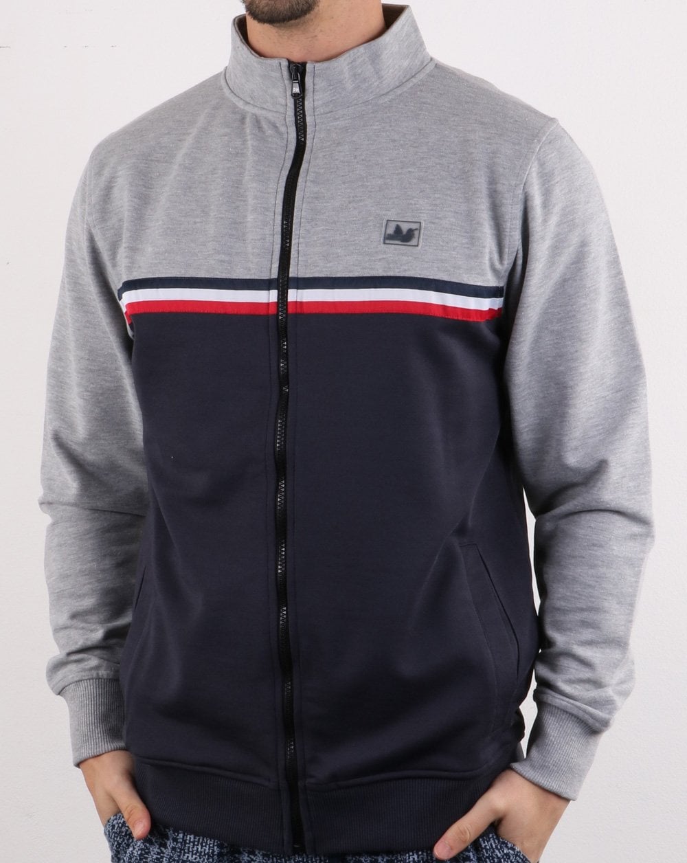 Peaceful Hooligan Joshua Track Top Grey