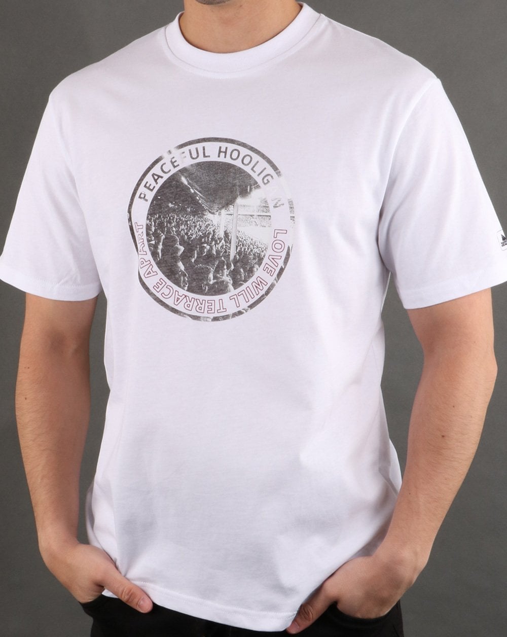 Peaceful Hooligan Love T-Shirt Weiß