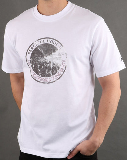 Peaceful Hooligan Love T-Shirt Weiß