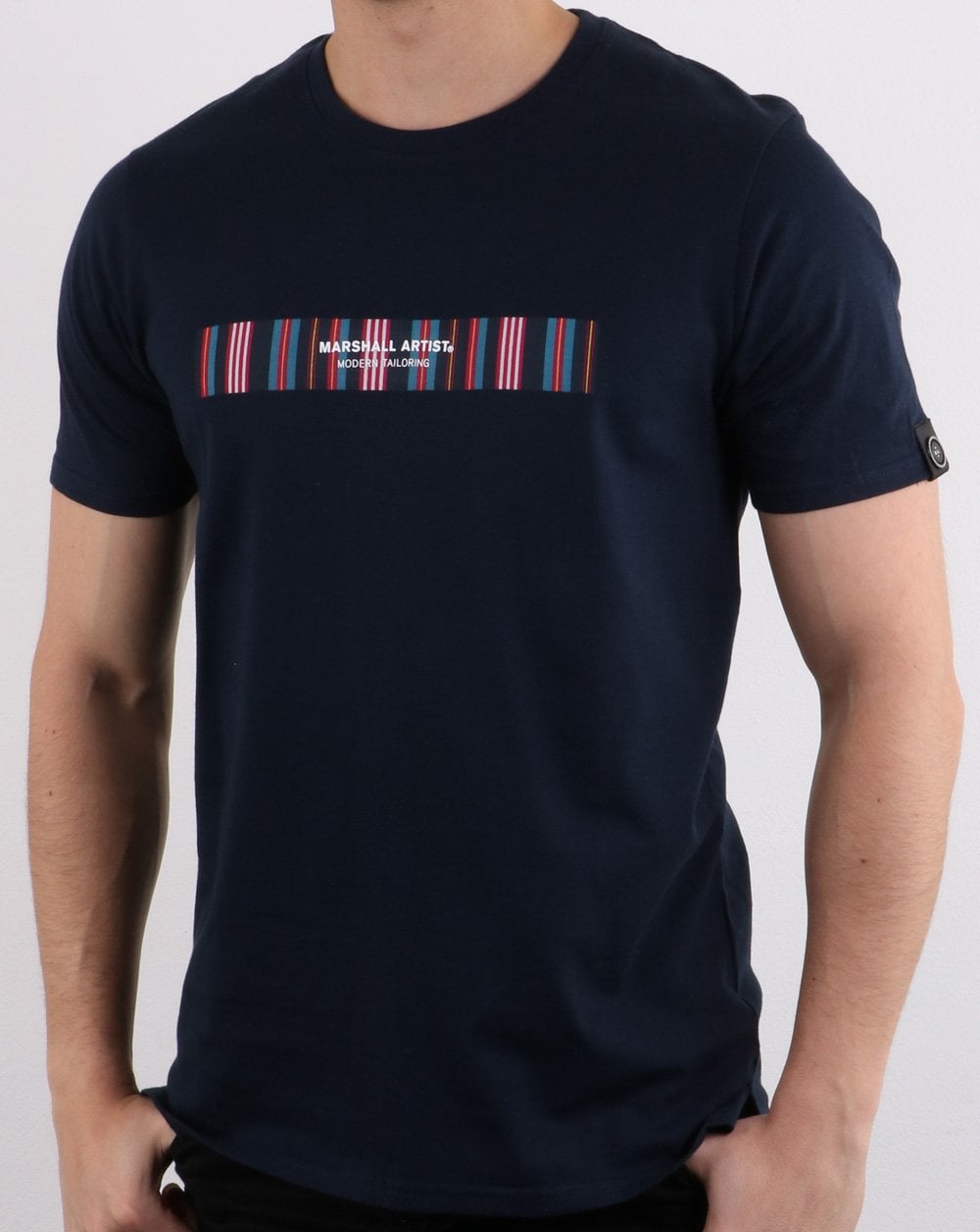 Marshall Artist Vert Fiore T-shirt Navy