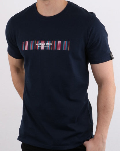 Marshall Artist Vert Fiore T-Shirt Marineblau