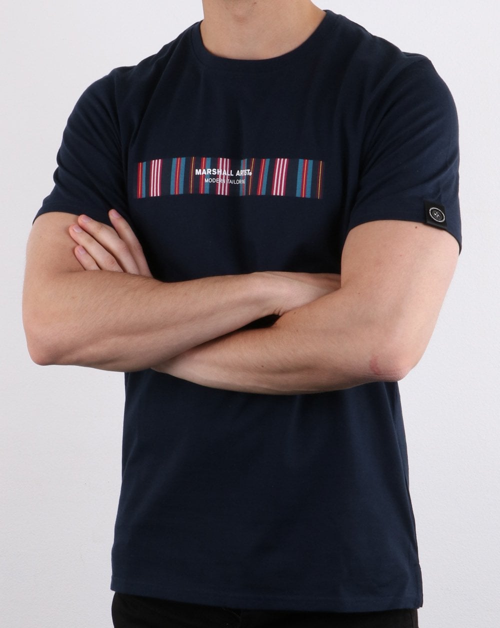 Marshall Artist Vert Fiore T-shirt Navy