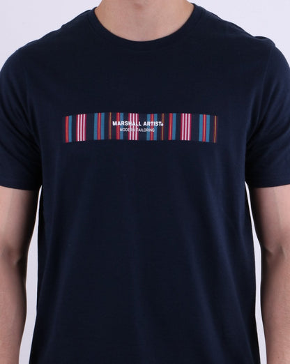 Marshall Artist Vert Fiore T-Shirt Marineblau