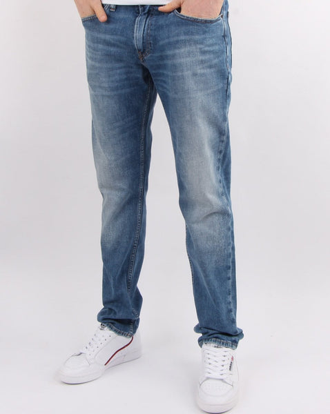 Tommy Hilfiger Ryan Straight Fit Jean Elk Mid Blue
