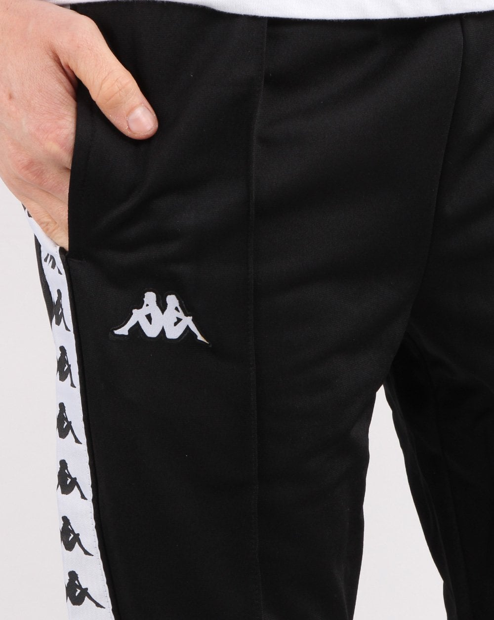Kappa Banda Astoria Slim Pant Schwarz/Weiß