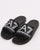 Emporio Armani EA7 Logo Sliders Black