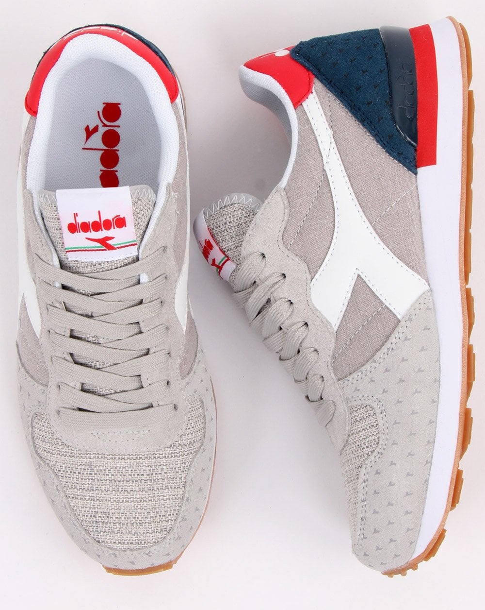 Diadora Camaro Sneakers Kreideweiß/Marineblau