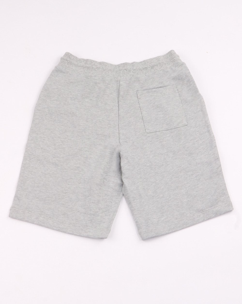 Tommy Hilfiger – Fleece-Shorts mit Zierband in Grau meliert